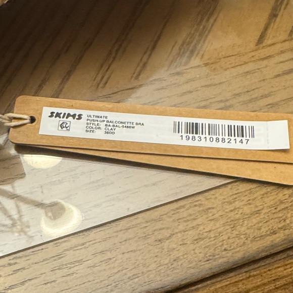 SKIMS Push-Up Balconette Bra 38DD NWT - Picture 3 of 5